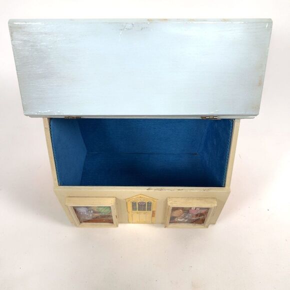 Vintage 1970s Holly Hobby Coquette Cottagecore Wooden Dollhouse Purse Handbag - Picture 7 of 11